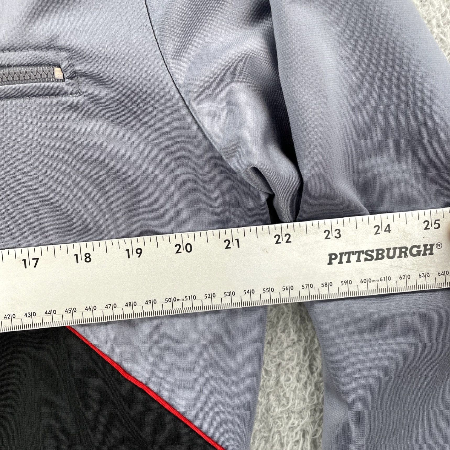Jockey VINTAGE Jockey Men’s Medium Track Jacket Polyester 80s 90s Sopranos Style Silver Jacket Mens Medium Track Suit Jacket Size 40R - 7 Thumbnail