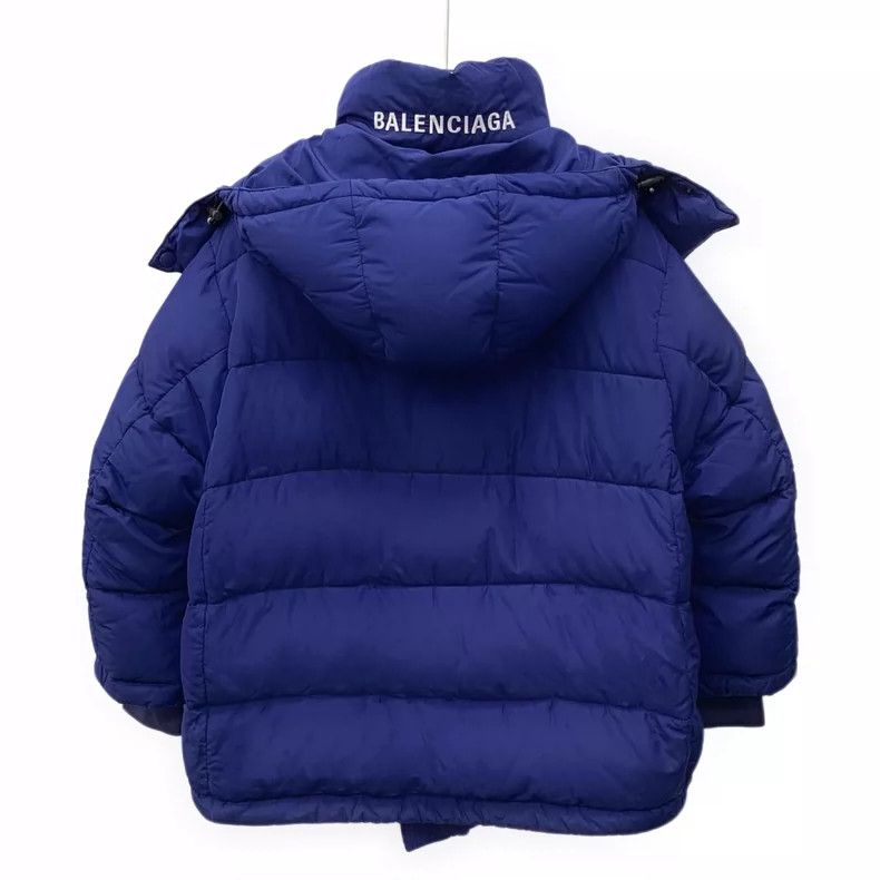 Balenciaga Balenciaga size 36 Blue neckline logo embroidered hooded d Size XS / US 0-2 / IT 36-38 - 2 Thumbnail