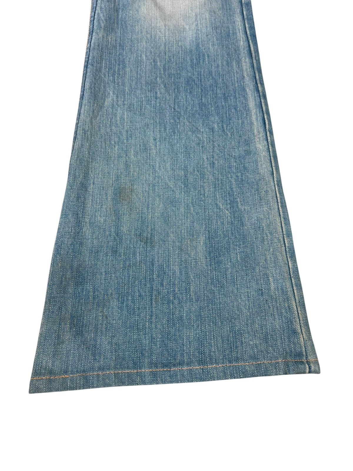 If Six Was Nine Dirty Mud Denim Vintage Acoustic Japan Flare Jeans Size US 31 - 13 Thumbnail