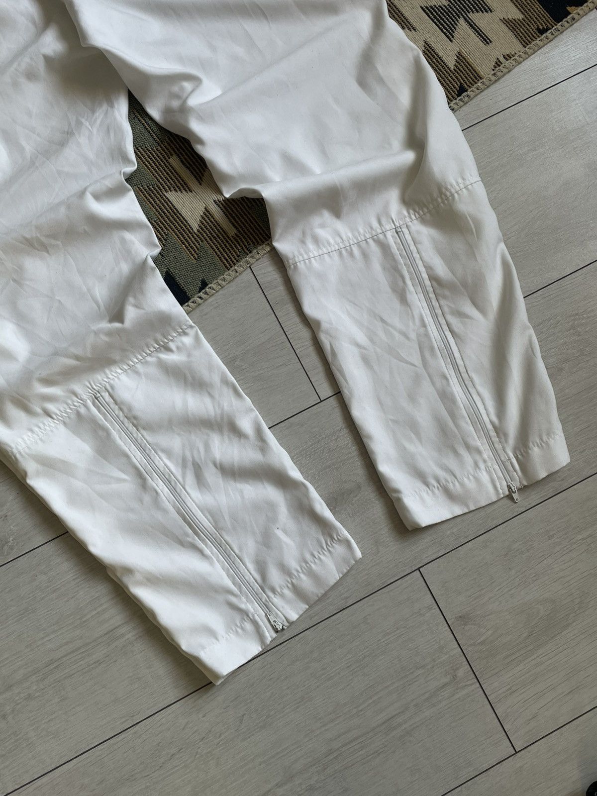 Nike × Vintage Vintage Nike Nylon Y2K Drill Swoosh Track Pants Size US 34 / EU 50 - 7 Thumbnail