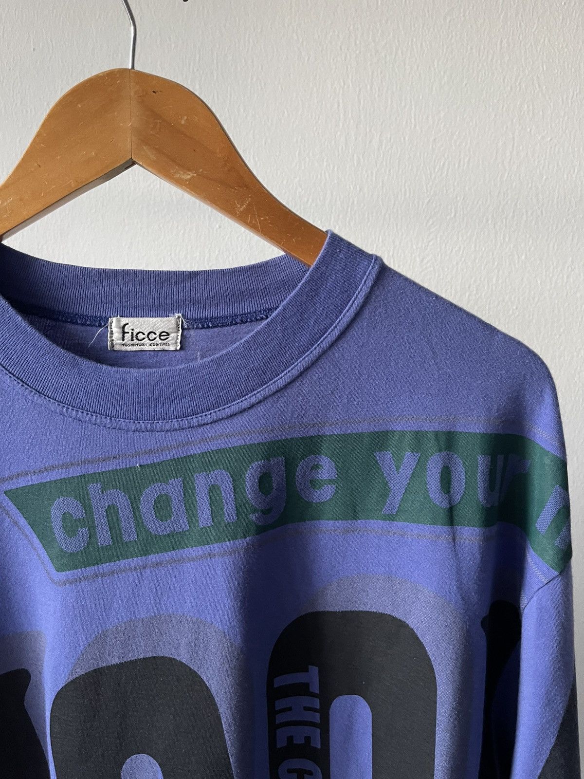 Yoshiyuki Konishi 90s Yoshiyuki Konishi FICCE Overprint Tee Size US XL / EU 56 / 4 - 4 Thumbnail