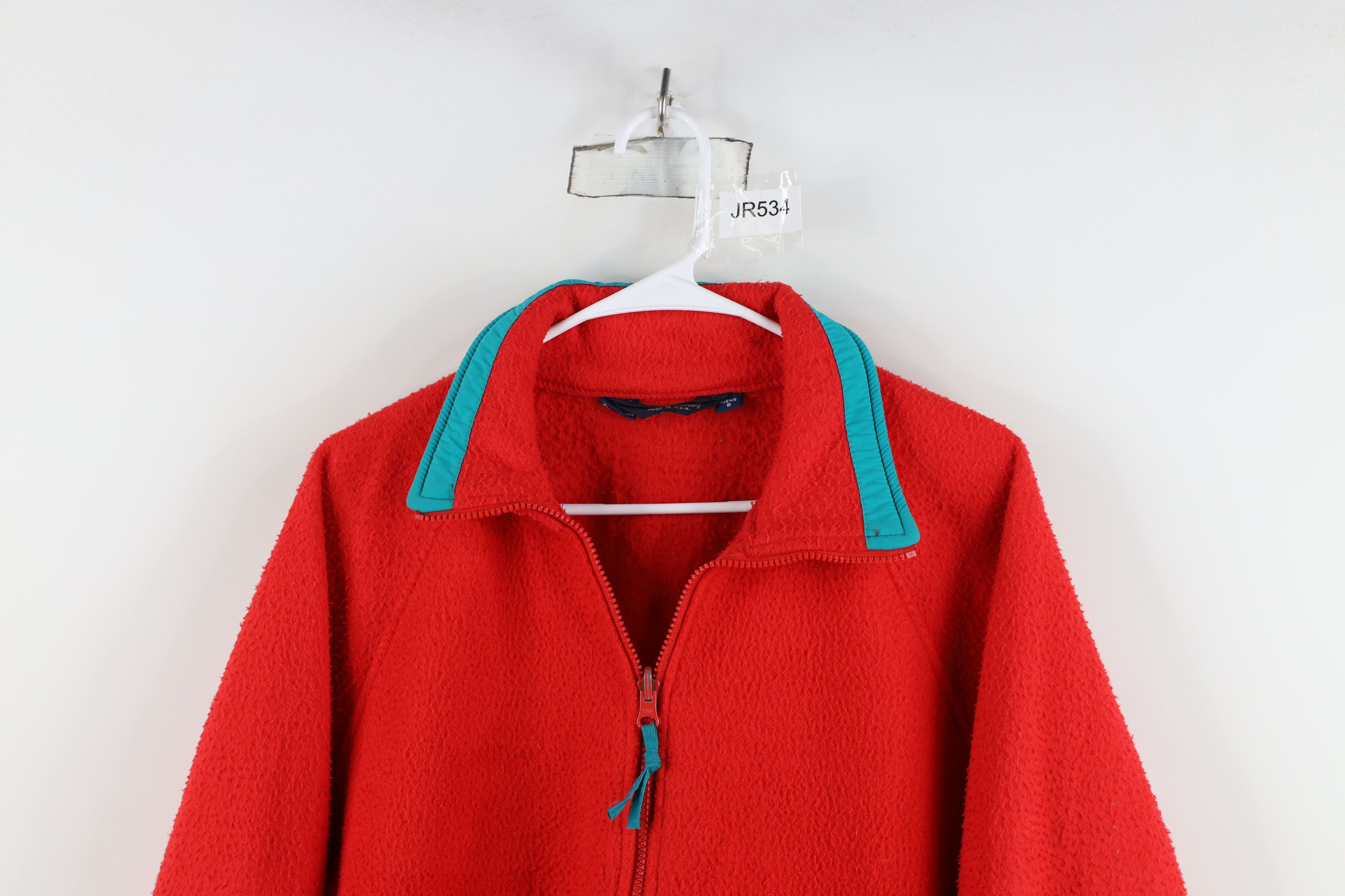 Columbia Vintage 80s 90s Columbia Full Zip Fleece Jacket Red USA Size US S / EU 44-46 / 1 - 2 Thumbnail