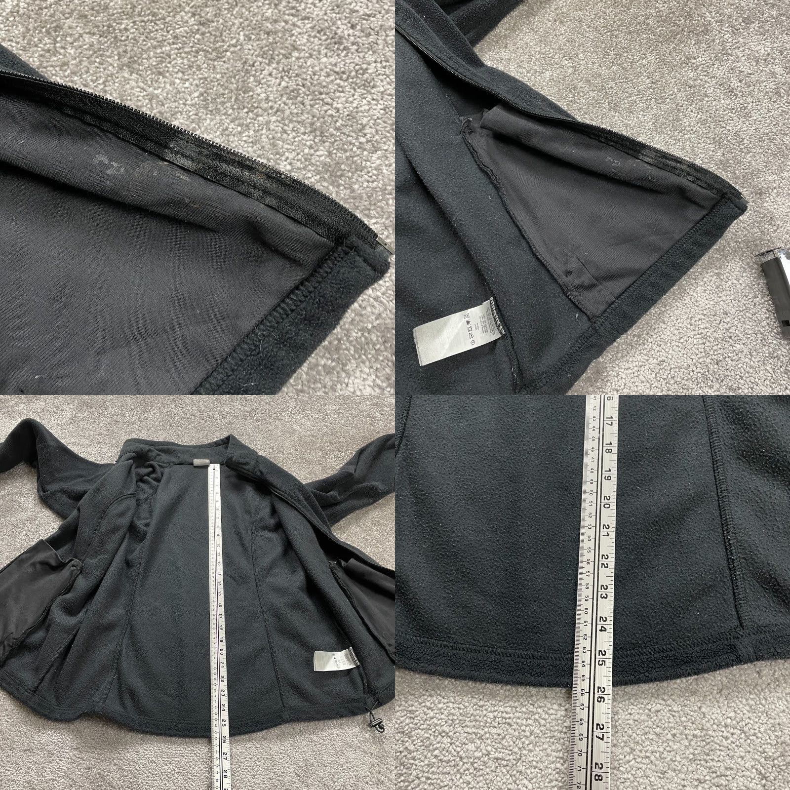 Vintage Columbia Tested Tough In Pink Fleece Jacket Womens XL Black Full Zip High Neck Sleeve Long Pocket Zipper Embroidered Logo Regular Jacket Size XL / US 12-14 / IT 48-50 - 8 Thumbnail