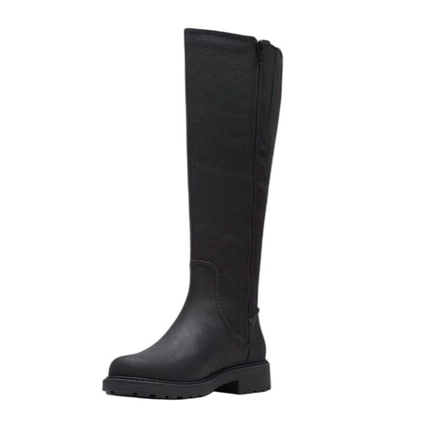 Clarks CLARKS / Opal Glow / Black / Leather / Zipper / Knee High / Size US 9.5 / IT 39.5 - 2 Thumbnail
