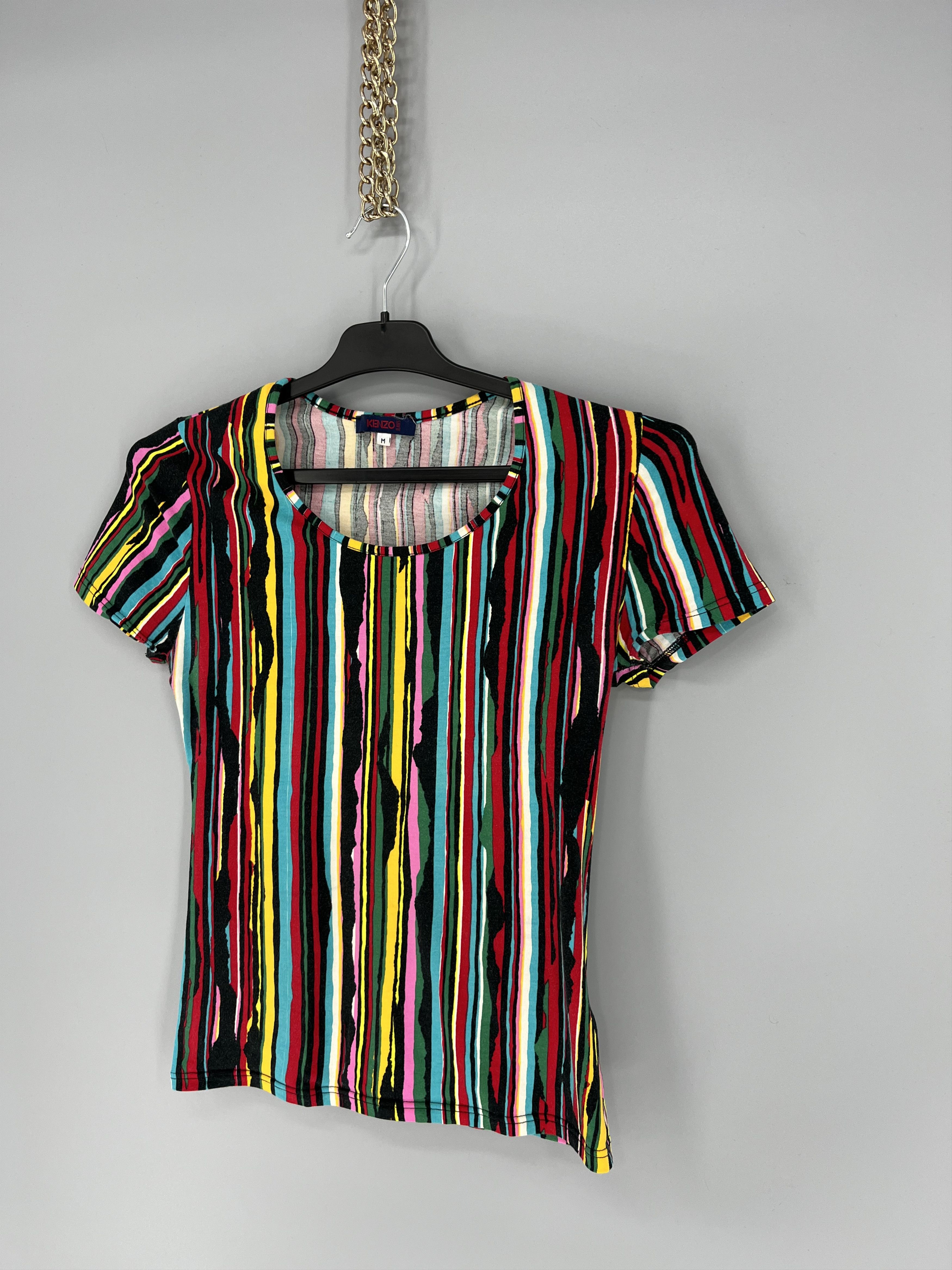 Kenzo Vintage Kenzo Striped Womens Japanese brand Size M Size M / US 6-8 / IT 42-44 - 3 Thumbnail