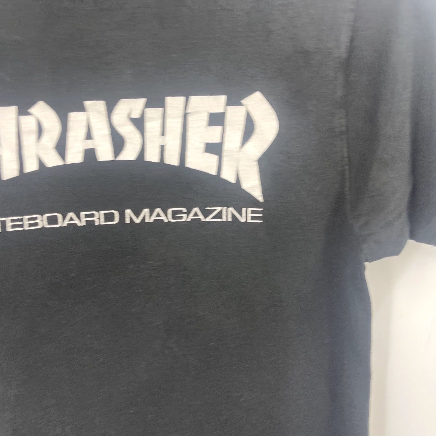 Thrasher VINTAGE Thrasher T-Shirt Men's Small 90s Skateboard Graphic Tee Black Cotton Short Sleeve Size US S / EU 44-46 / 1 - 5 Thumbnail