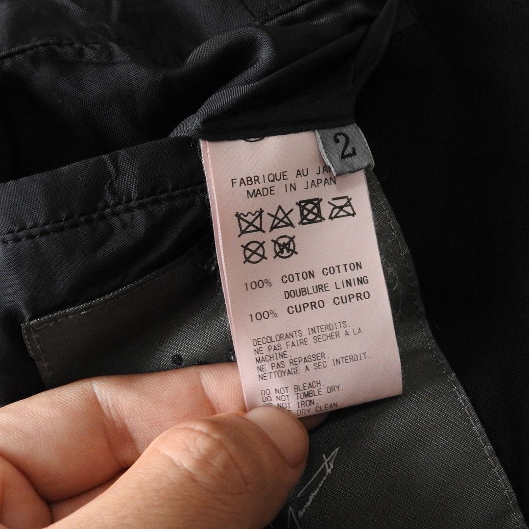Yohji Yamamoto Yohji Yamamoto +Noir AW18 Smoke Paint Jacket Size M / US 6-8 / IT 42-44 - 14 Thumbnail