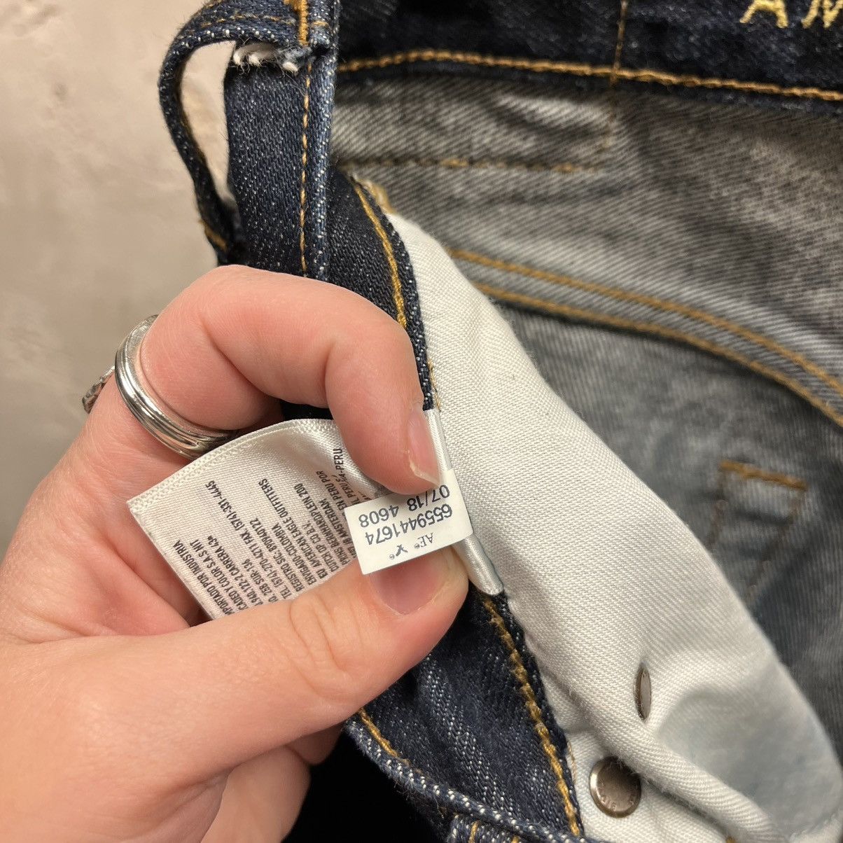 American Eagle Outfitters American Eagle Selvedge Raw Denim Relaxed Taper Jeans 29x32 Size US 29 - 9 Thumbnail
