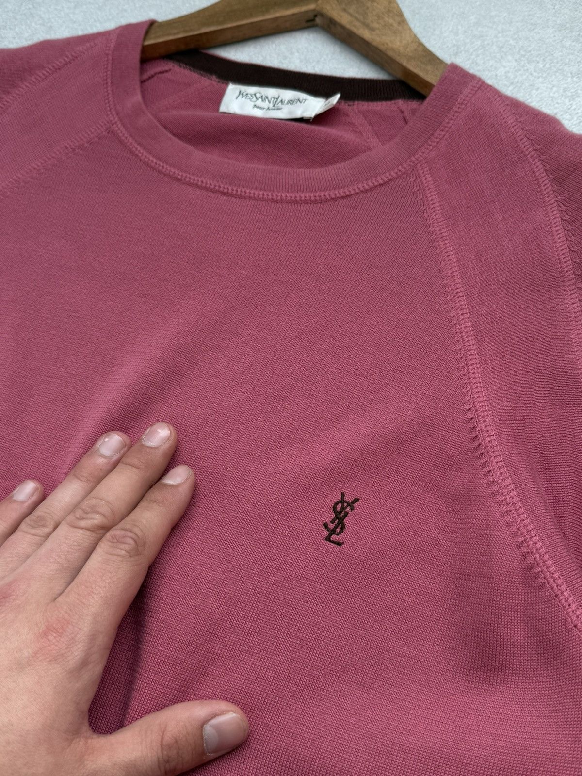 Yves Saint Laurent Yves Saint Laurent YSL Sweater Men’s Pullover Vintage Luxury Size US M / EU 48-50 / 2 - 7 Thumbnail