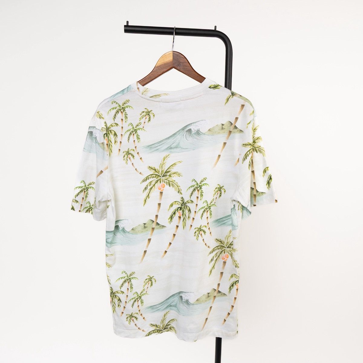 Scotch & Soda Scotch & Soda Amsterdam Mens Tropical Print T-Shirt Palm Size US L / EU 52-54 / 3 - 4 Thumbnail