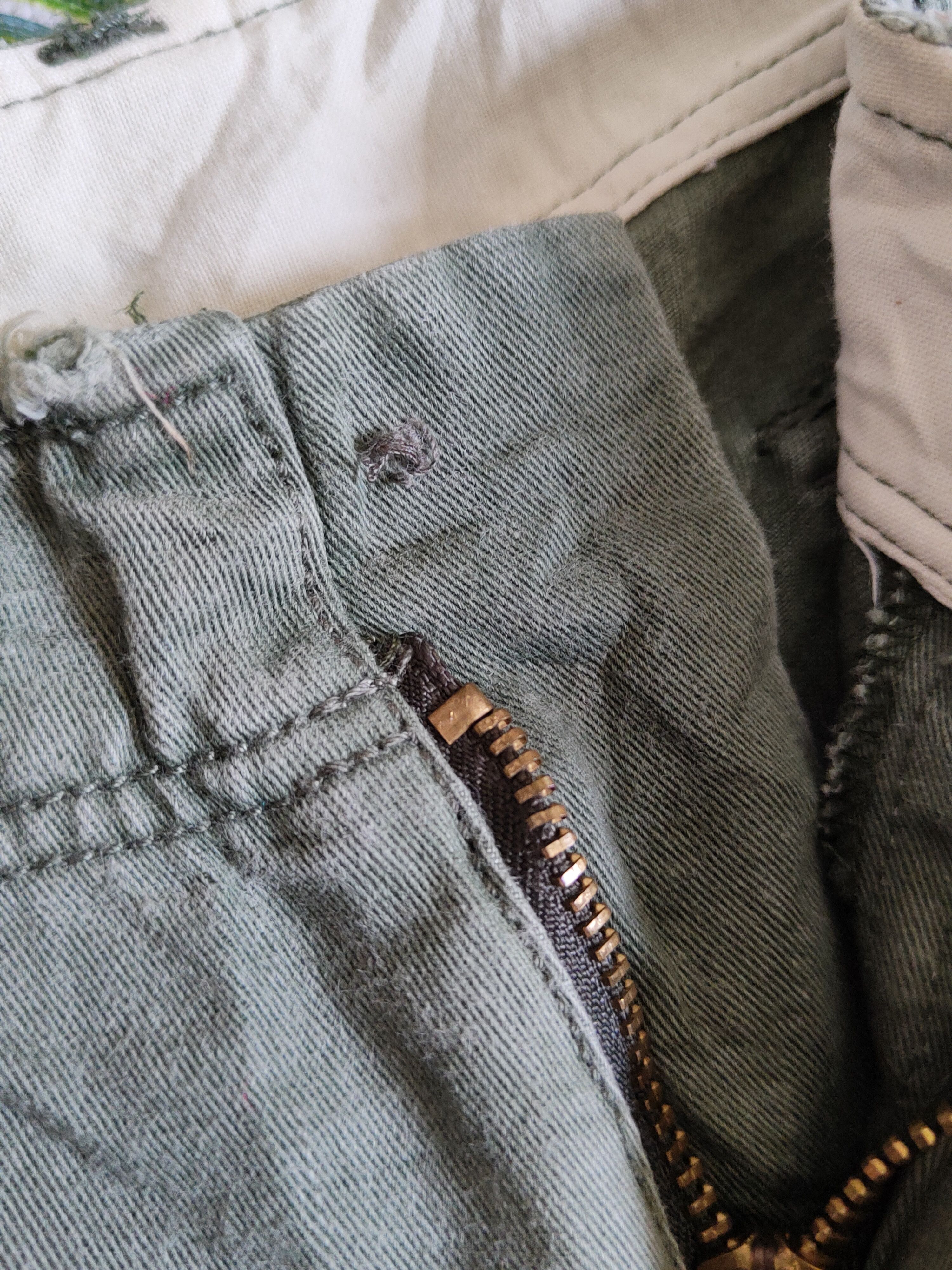 Japanese Brand Sally's Green Multipocket Tactical Cargo Pants #S2396 Size 28" / US 6 / IT 42 - 12 Thumbnail