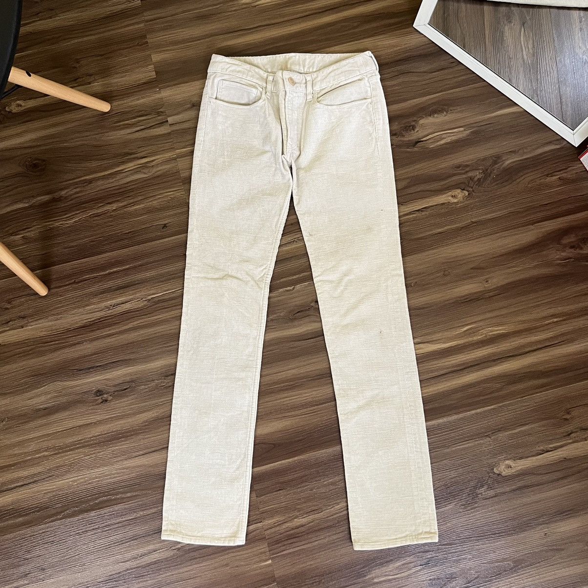 45rpm Vintage 45rpm Corduroy Creamy Pants Size US 31 - 1 Thumbnail