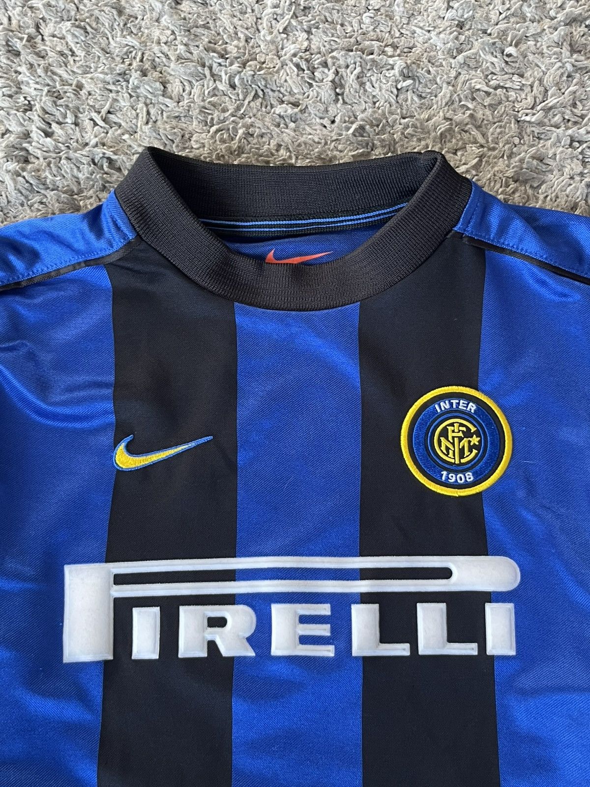 Nike Vintage Longslive Soccer Jersey Inter Size US XS / EU 42 / 0 - 3 Thumbnail
