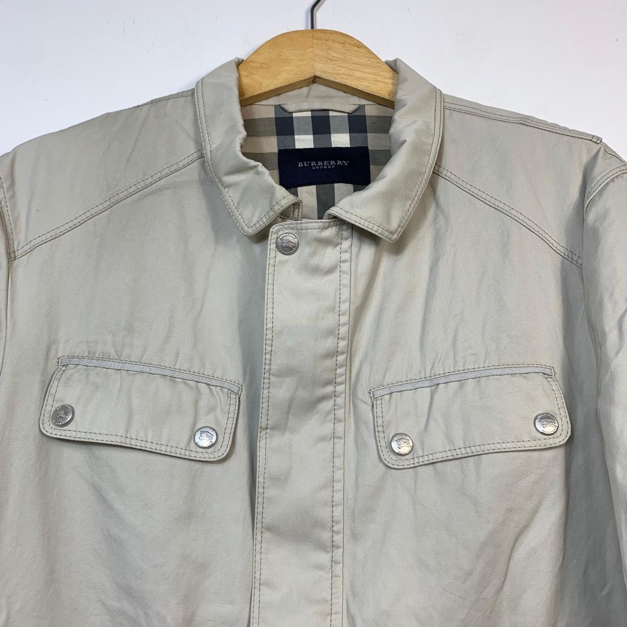 Burberry Burberry London Men's Field Jacket Nova Check Lining Size US XL / EU 56 / 4 - 5 Thumbnail