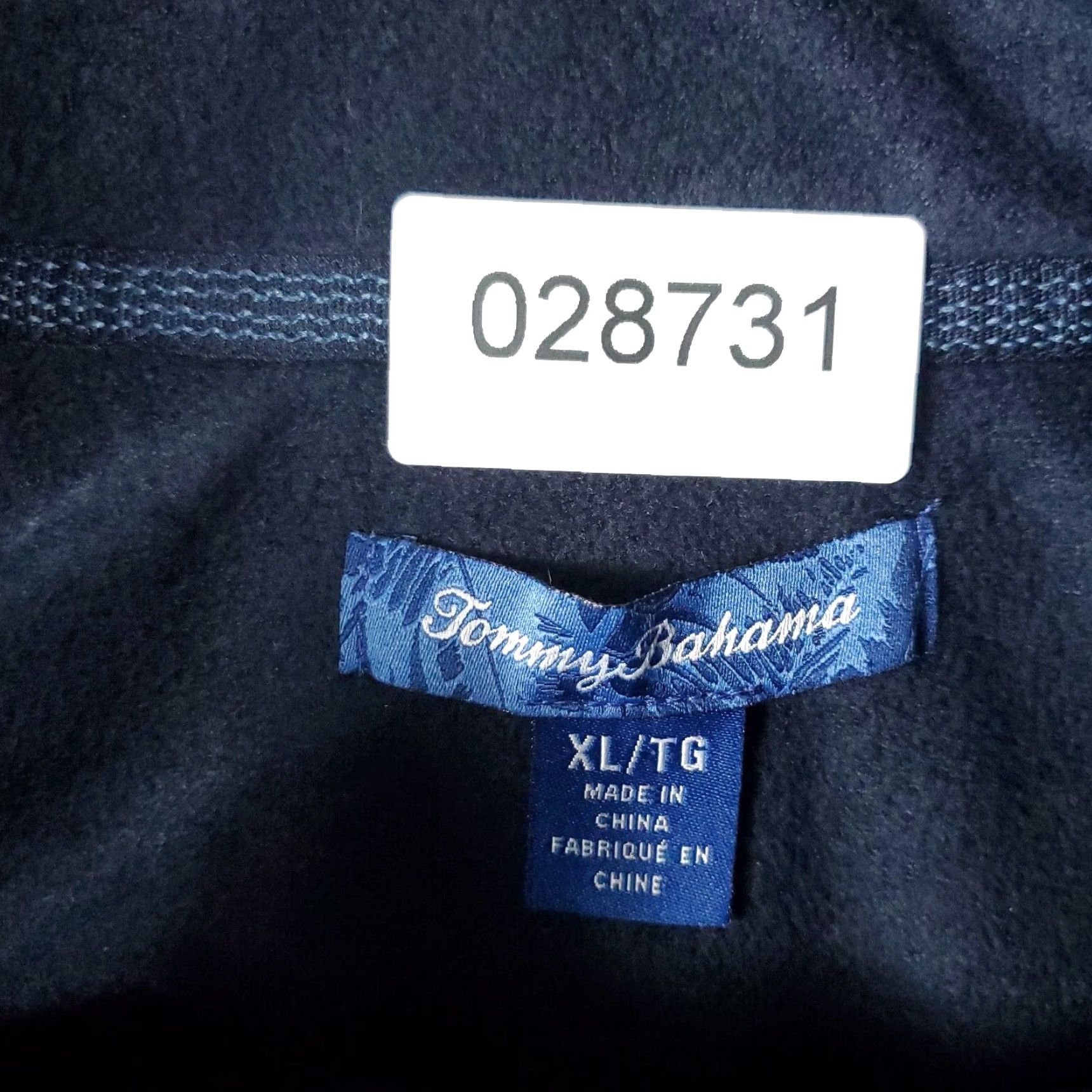 Tommy Bahama Tommy Bahama Sweater Mens XL Blue 1/4 Zip Up Pullover Size US XL / EU 56 / 4 - 8 Thumbnail