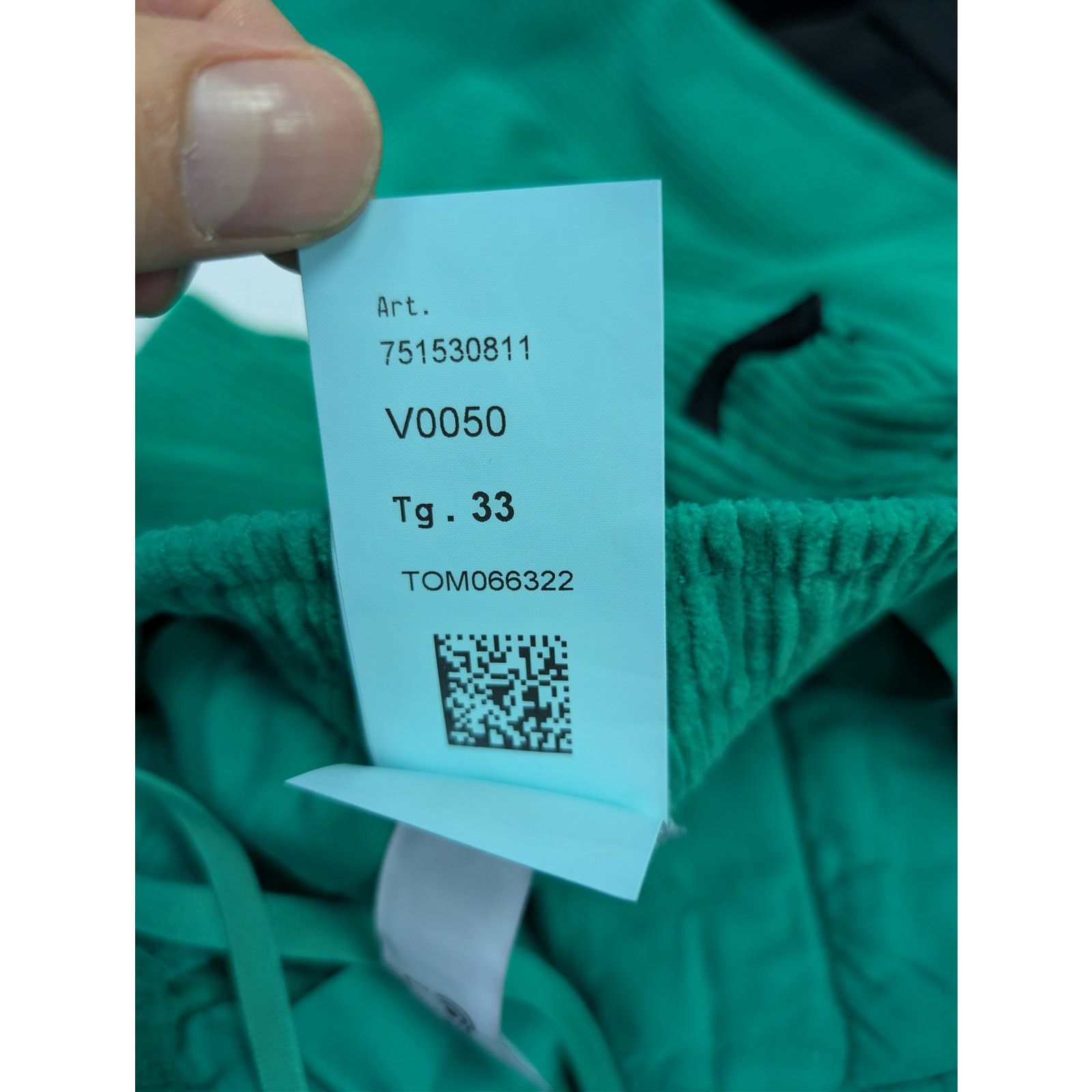 Stone Island o1rshd1 Pantalone Regular Junior corduroy cargo trousers Size US 33 - 20 Thumbnail