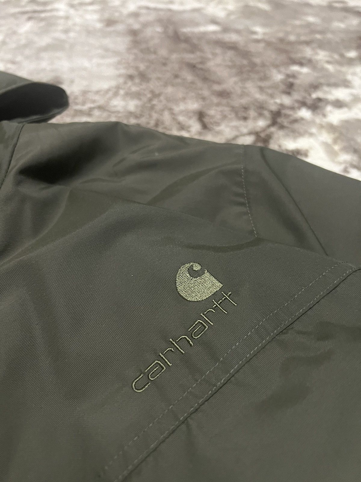 Carhartt × Vintage Vintage Carhartt fleece hooded Jacket y2k size L Size US L / EU 52-54 / 3 - 8 Thumbnail