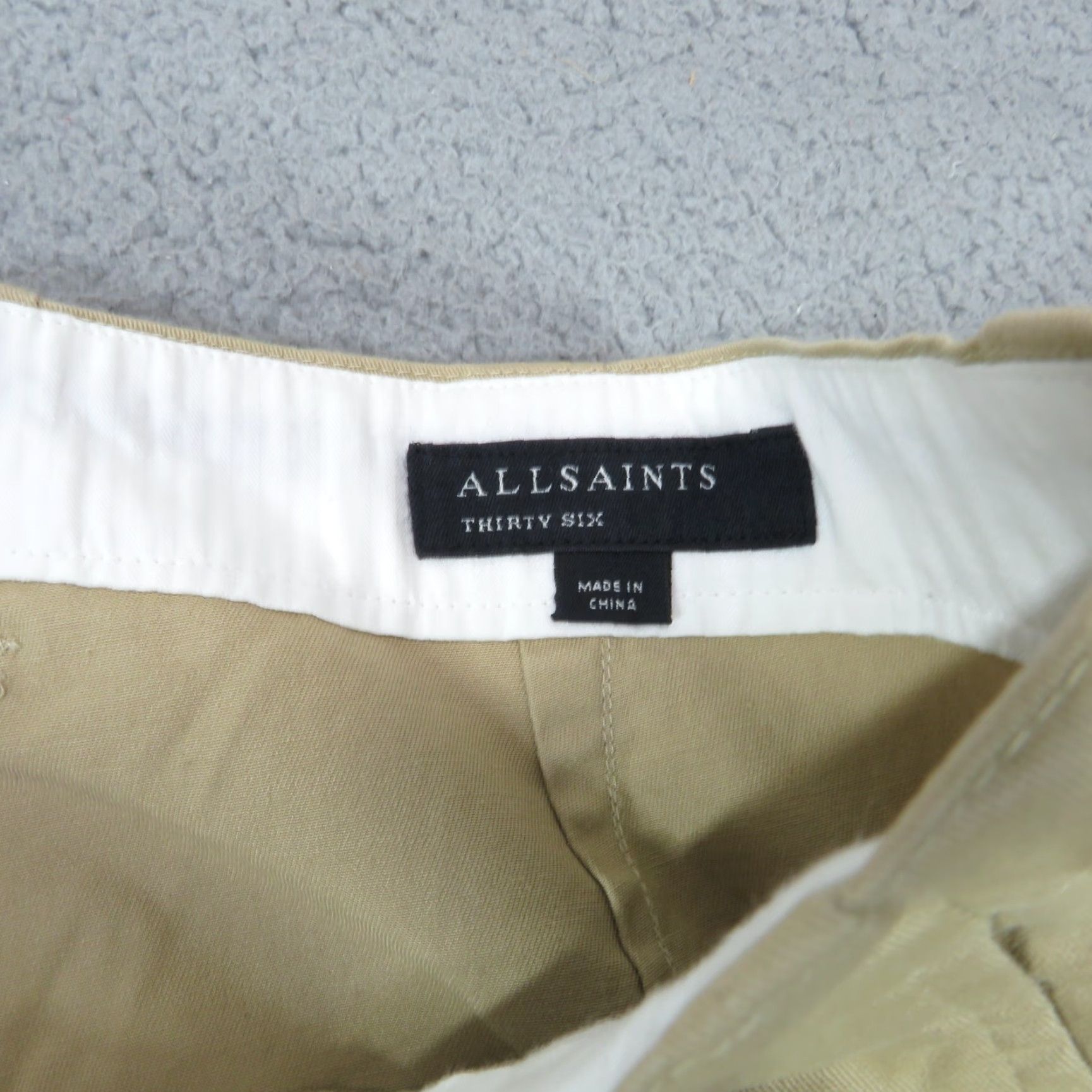 Allsaints VINTAGE All Saints Pants Mens 36x30 Slim Fit Khaki Verne Chino Stretch 5 Pocket Trousers Size US 36 / EU 52 - 7 Thumbnail