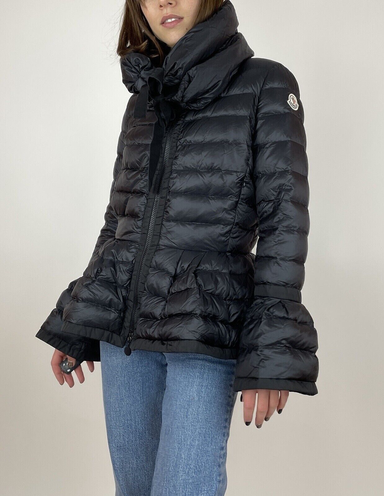 Moncler Moncler Down Jacket Women Puffer Scarf Black Size 1 Size S / US 4 / IT 40 - 2 Thumbnail