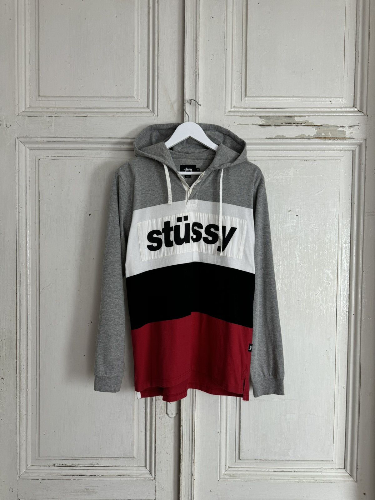 Stussy × Vintage Stussy Big Logo Light Hoodie Size US M / EU 48-50 / 2 - 2 Thumbnail
