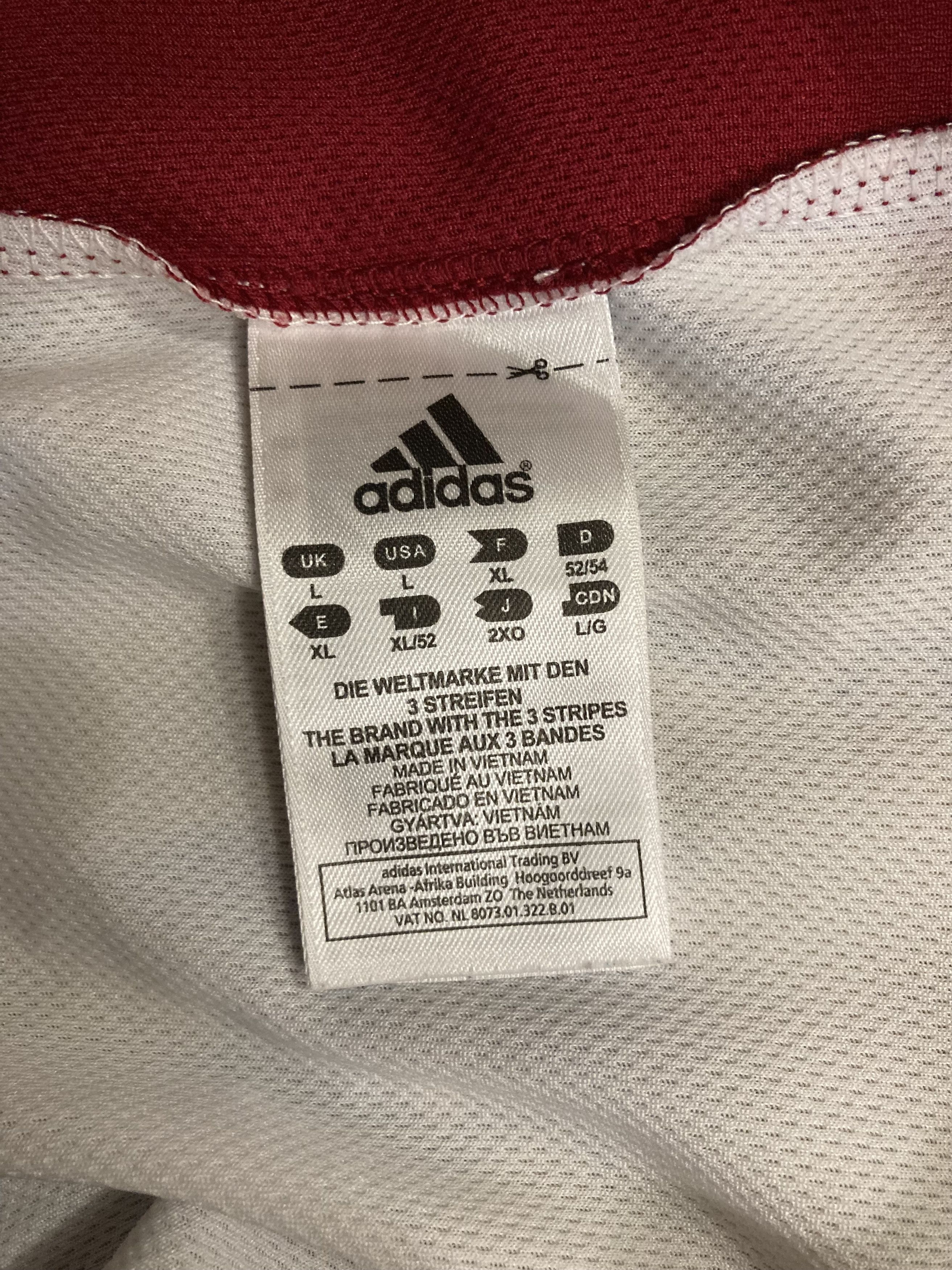 NBA Miami Heats Lebron James Adidas Jersey Mens Large White #6 Size US L / EU 52-54 / 3 - 4 Thumbnail