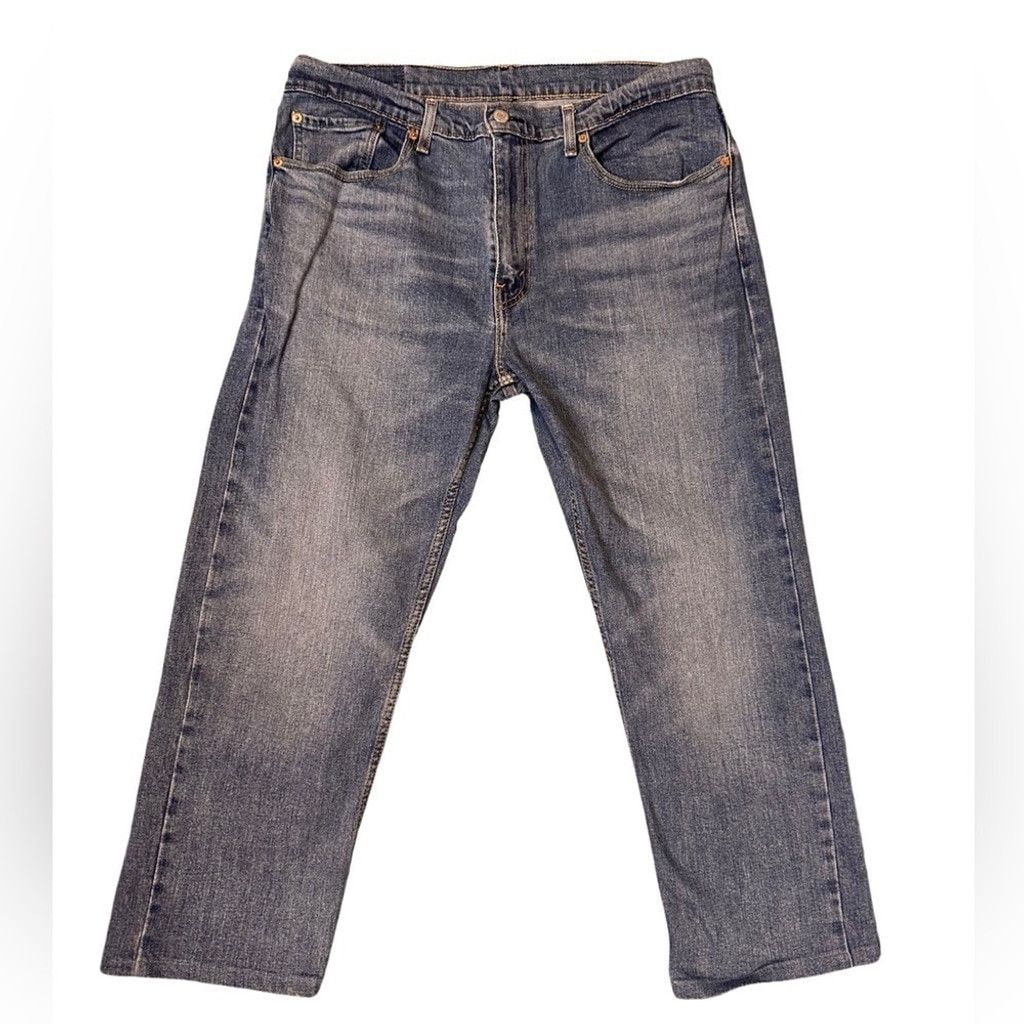 Levi's LEVI’s 505 Straight Leg Fit Blue Men’s Size 36. Size US 36 / EU 52 - 2 Thumbnail