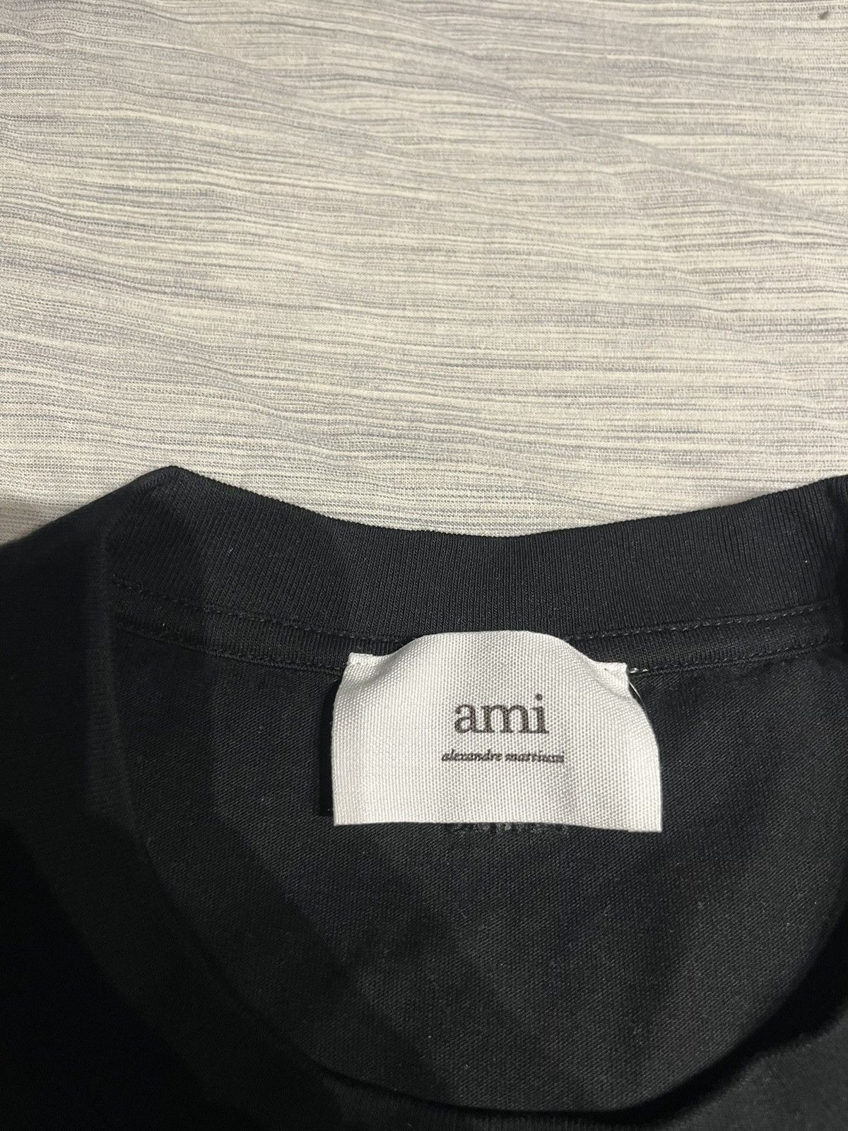 AMI AMI Black T Shirt Size US M / EU 48-50 / 2 - 2 Thumbnail