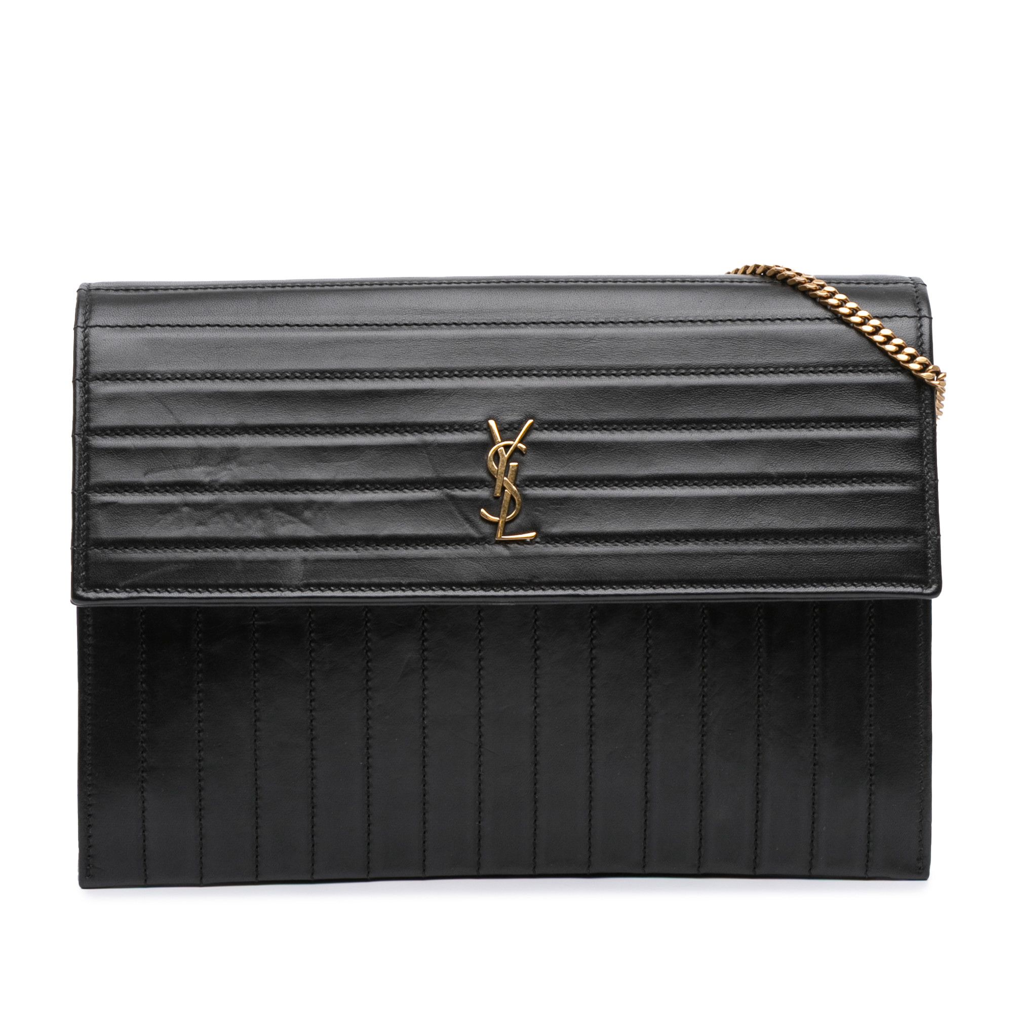 Yves Saint Laurent Yves Saint Laurent Quilted Calfskin Victoire Chain Crossbody Size ONE SIZE - 1 Thumbnail