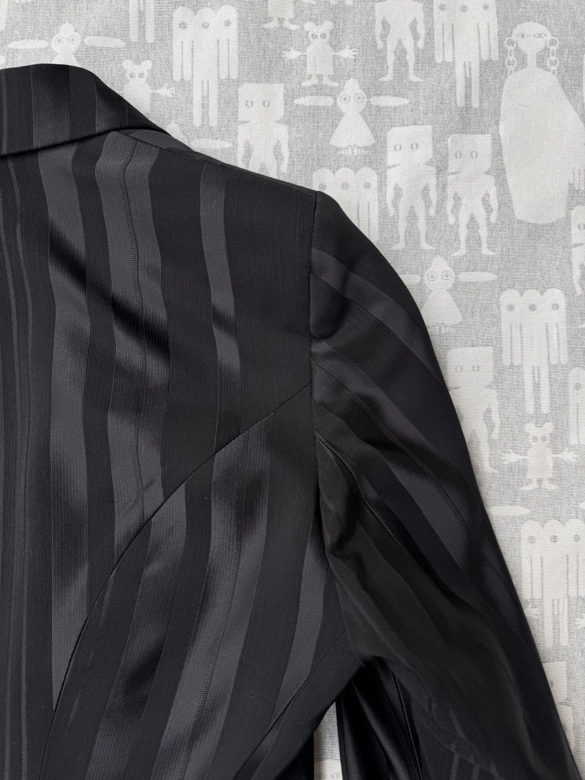 Alexander McQueen Alexander McQueen 2007 Tuxedo Striped Spencer Jacket Size M / US 6-8 / IT 42-44 - 6 Thumbnail