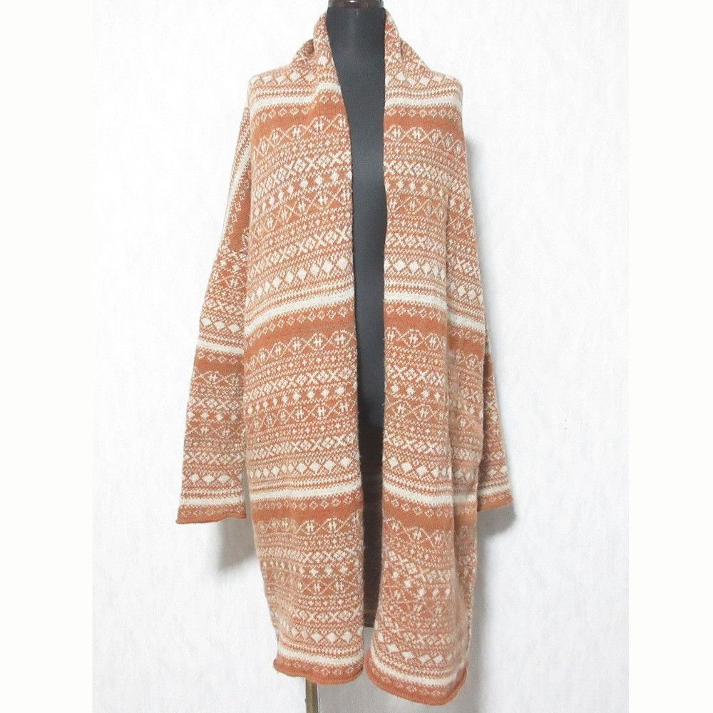 Other 45 45R Jacquard Long Cardigan Textile Outerwear 7118086 DUTY FREE for USA Size ONE SIZE - 1 Thumbnail