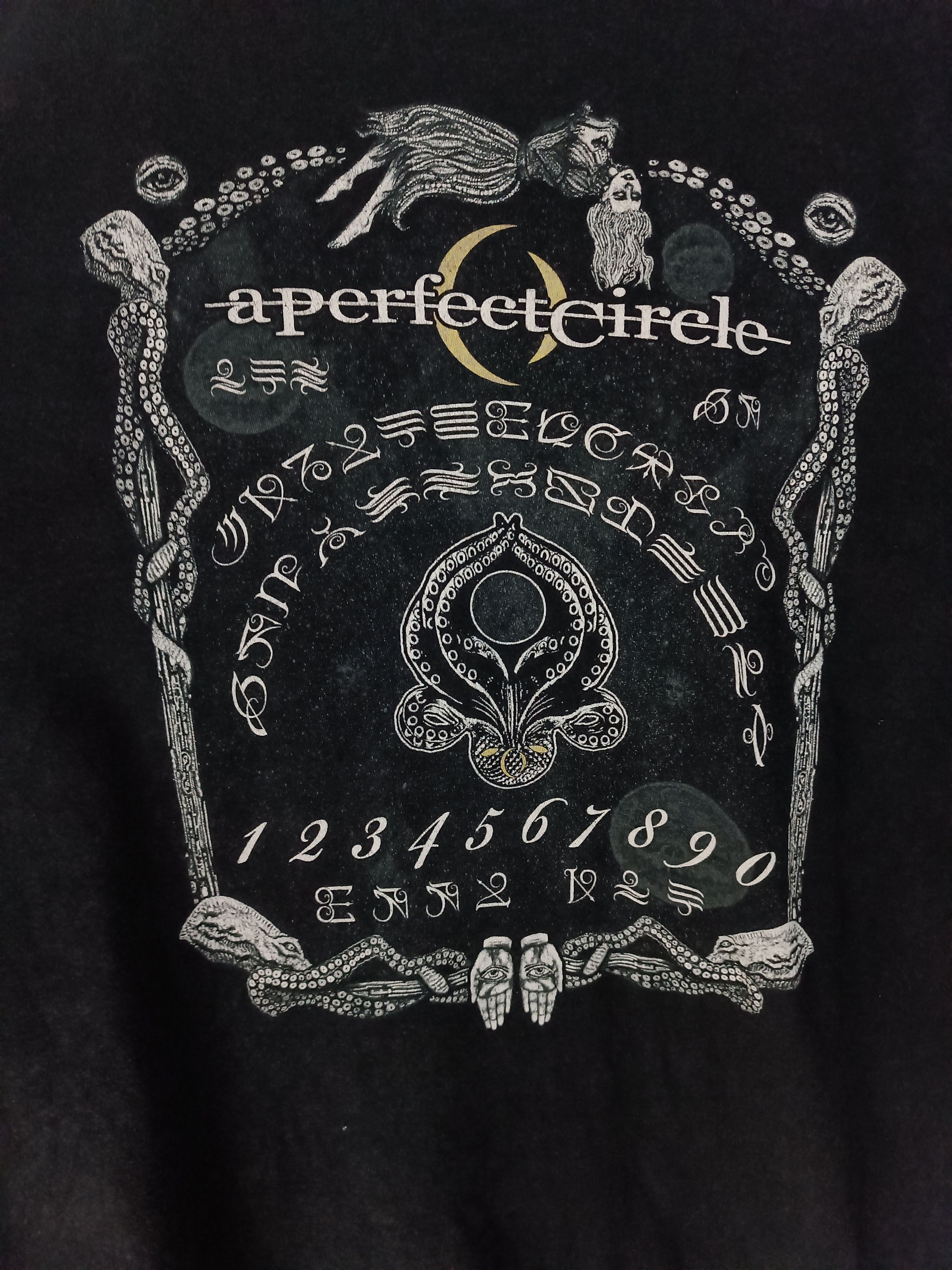 Band Tees VINTAGE A PERFECT CIRCLE BAND TEE VERY RARE FADED Size US XL / EU 56 / 4 - 11 Thumbnail