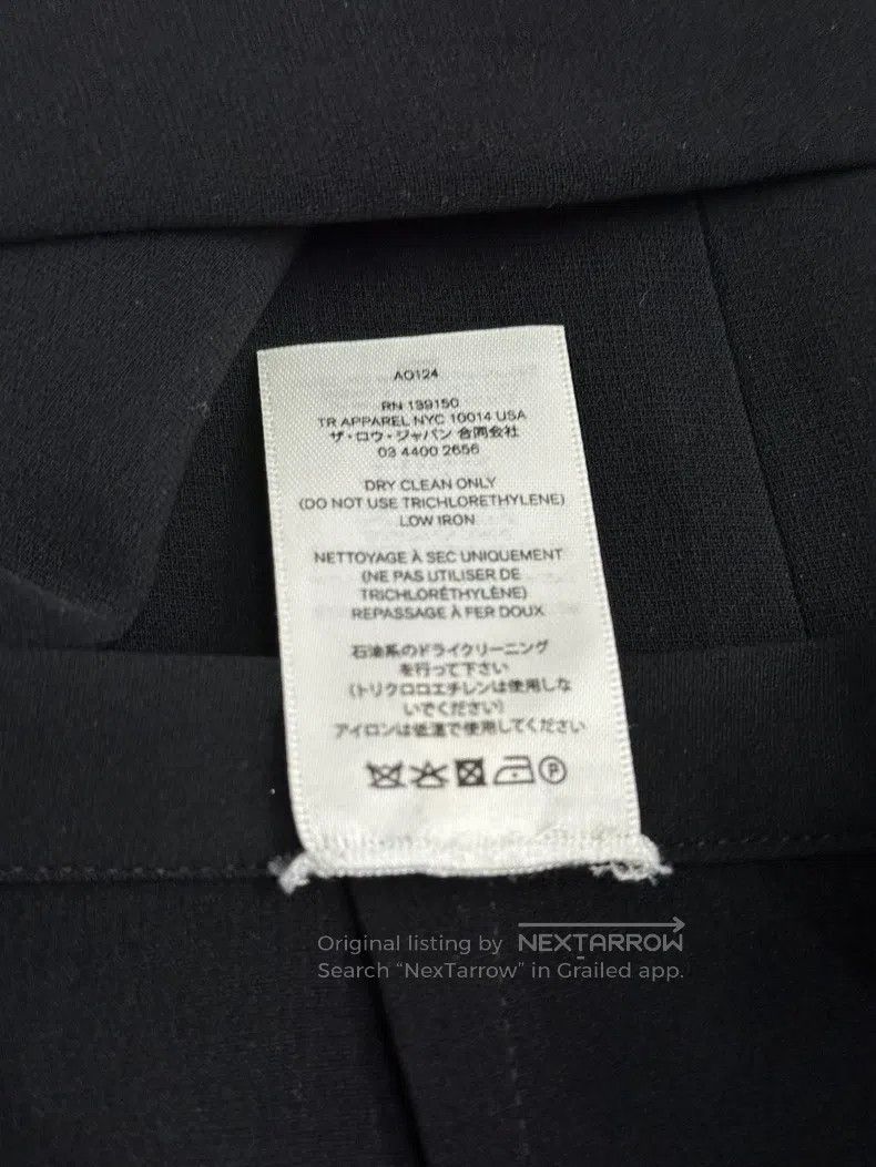 The Row The Row size 0 Black Trousers Casual Pants Wide-Leg Size 42" / US 20 - 6 Thumbnail
