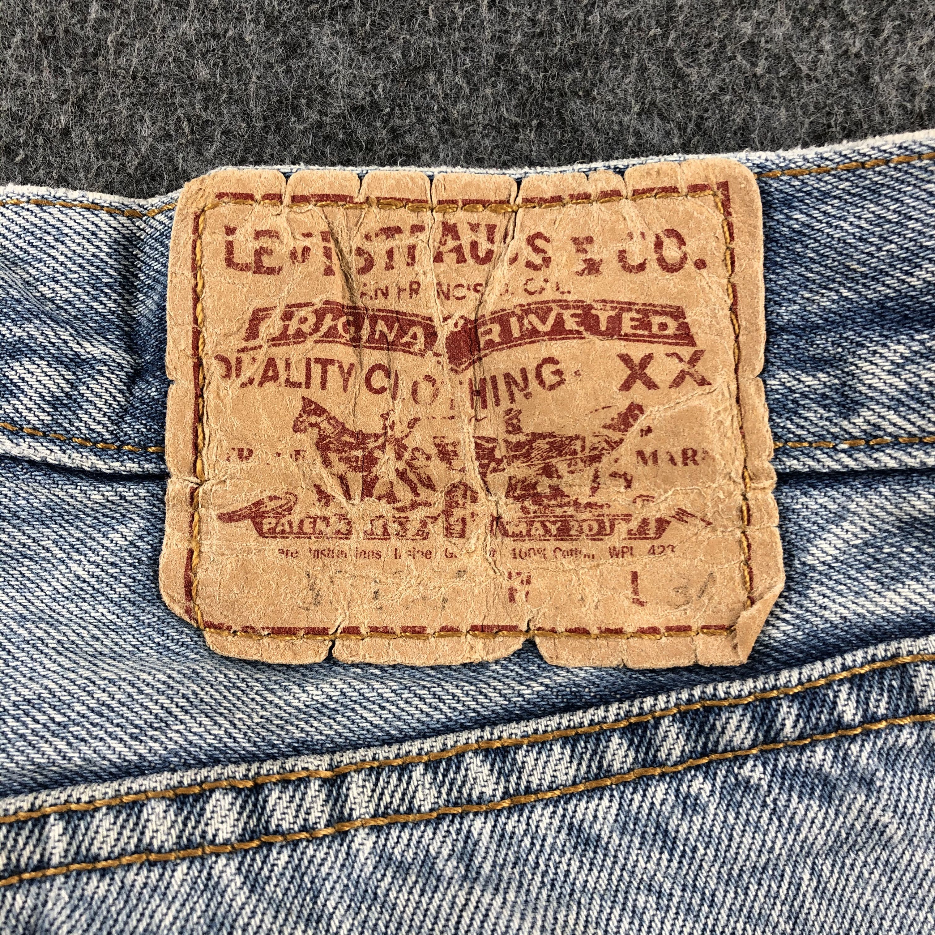 Levi's Vintage Blue Wash Levis 501 Jeans-J2578 Size US 32 / EU 48 - 5 Thumbnail