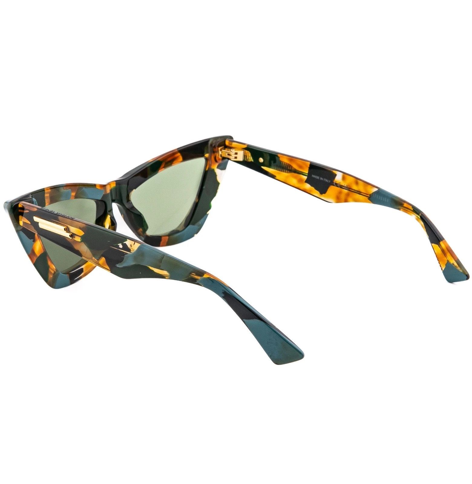 Bottega Veneta BOTTEGA VENETA 1391 ReAce BV1391S Green Ribbon Sunglass 001 Size ONE SIZE - 3 Thumbnail