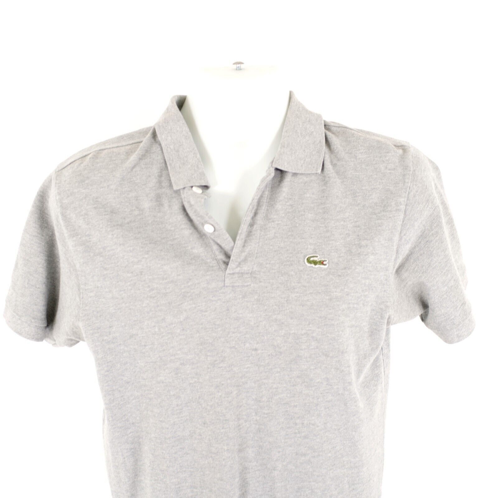 Lacoste Lacoste Size 5 Gray Polo Shirt Collared Short Sleeve Made In Size US M / EU 48-50 / 2 - 1 Thumbnail