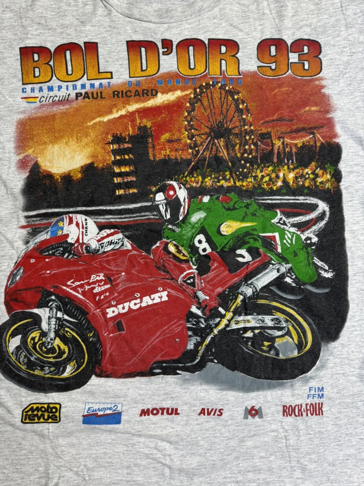 Ducati × Vintage Vintage Rare 1993 T-shirt Size US XL / EU 56 / 4 - 2 Thumbnail