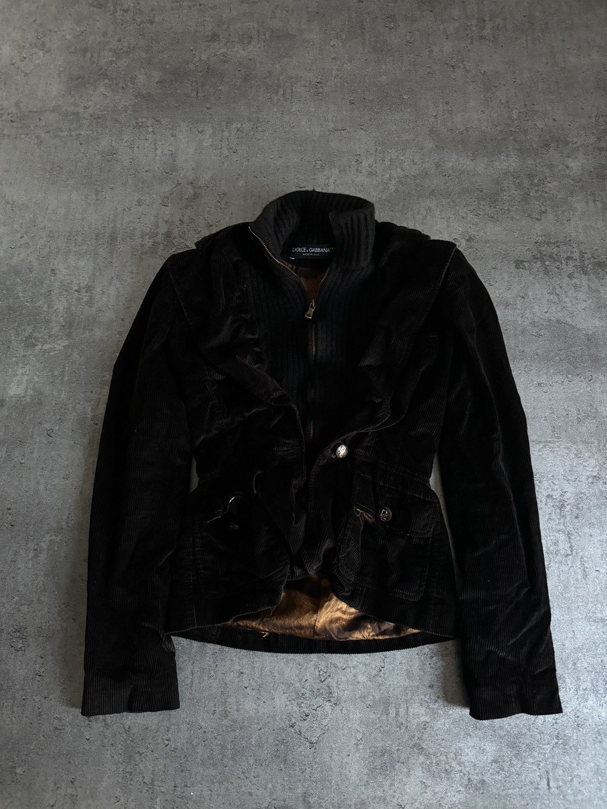 Dolce & Gabbana × Vintage Dolce&Gabbana Vintage 90s Velvet Blazer Jacket Leopard Rare! Size M / US 6-8 / IT 42-44 - 1 Thumbnail