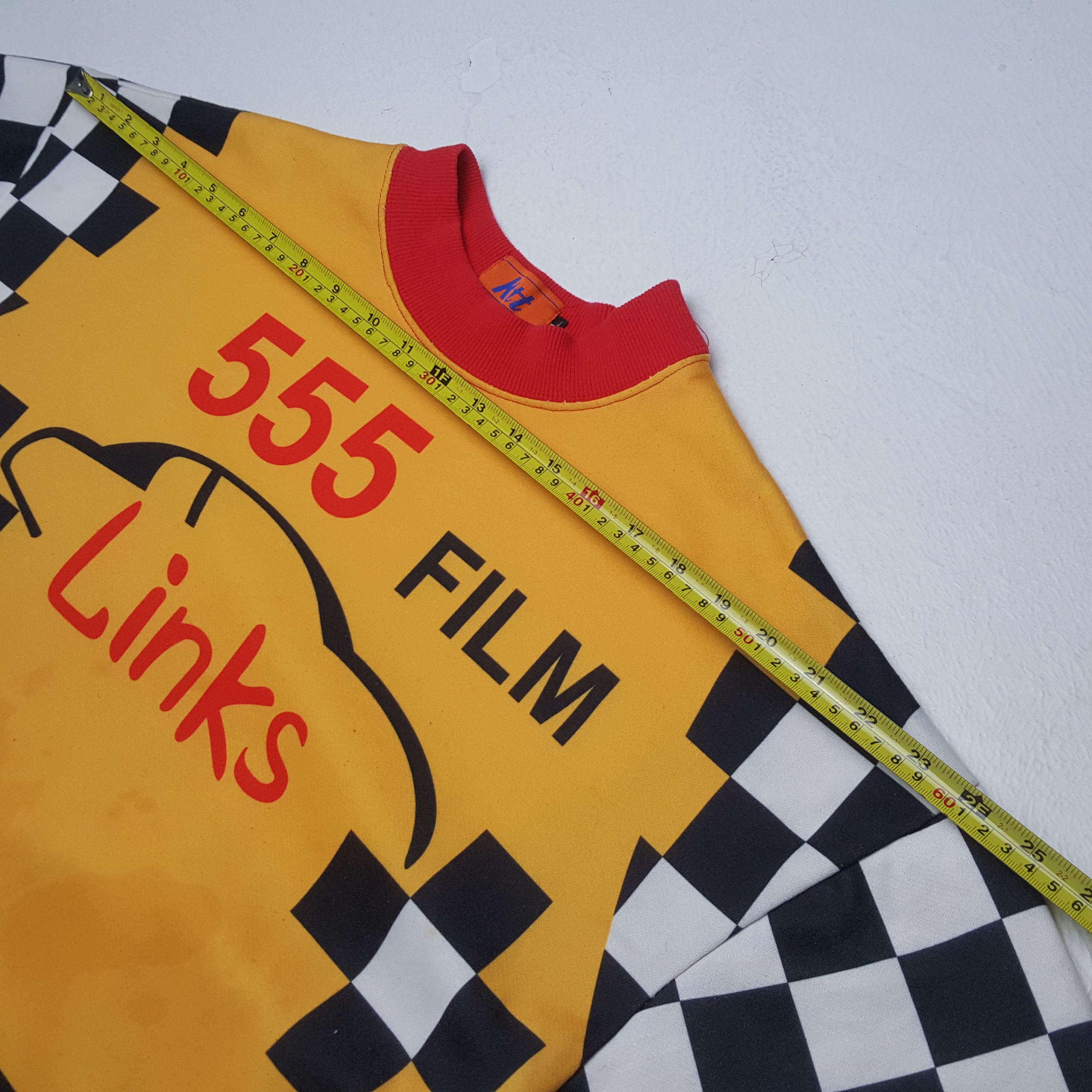 Japanese Brand × Vintage 555 FILM LINK Japanese Style Nice Design Sweatshirt Size US L / EU 52-54 / 3 - 5 Thumbnail
