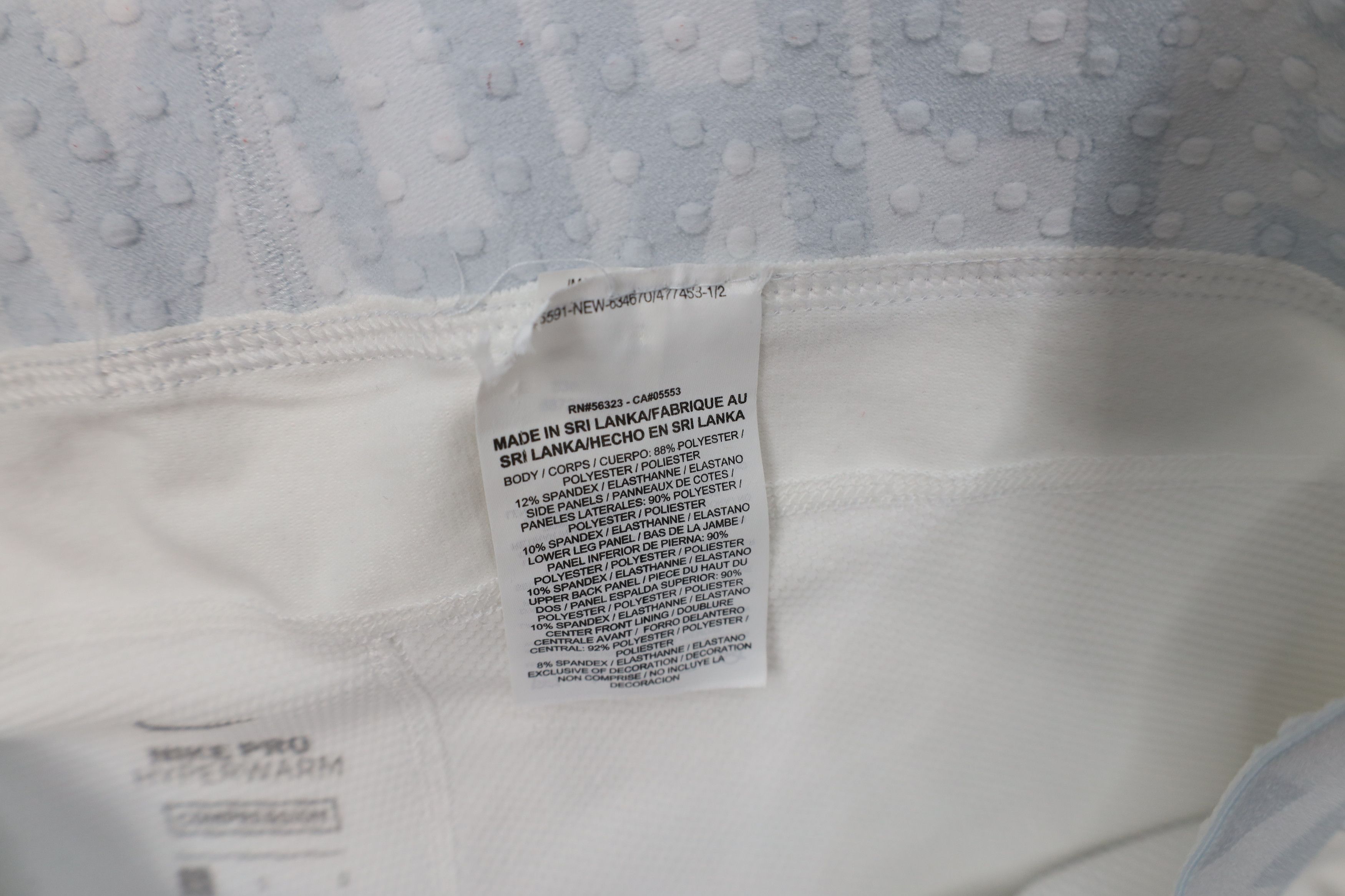 Nike Nike Pro Combat Lined Running Gym Training Pants White Size US 36 / EU 52 - 9 Thumbnail