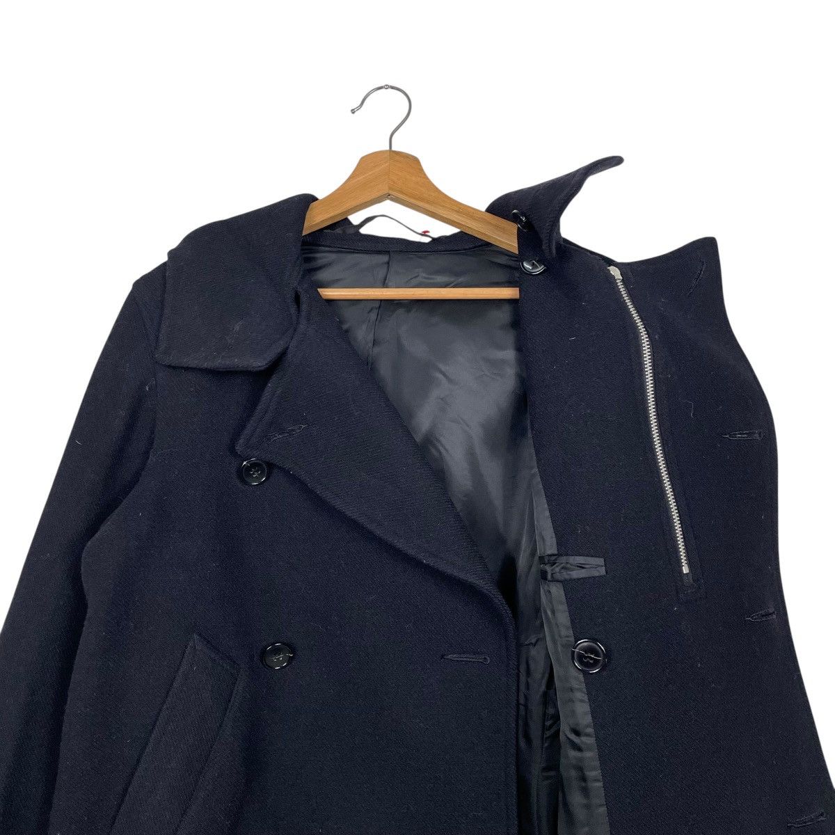 CABANE de ZUCCa Cabane De Zucca Hooded Double Breasted Wool Jacket Size US M / EU 48-50 / 2 - 11 Thumbnail