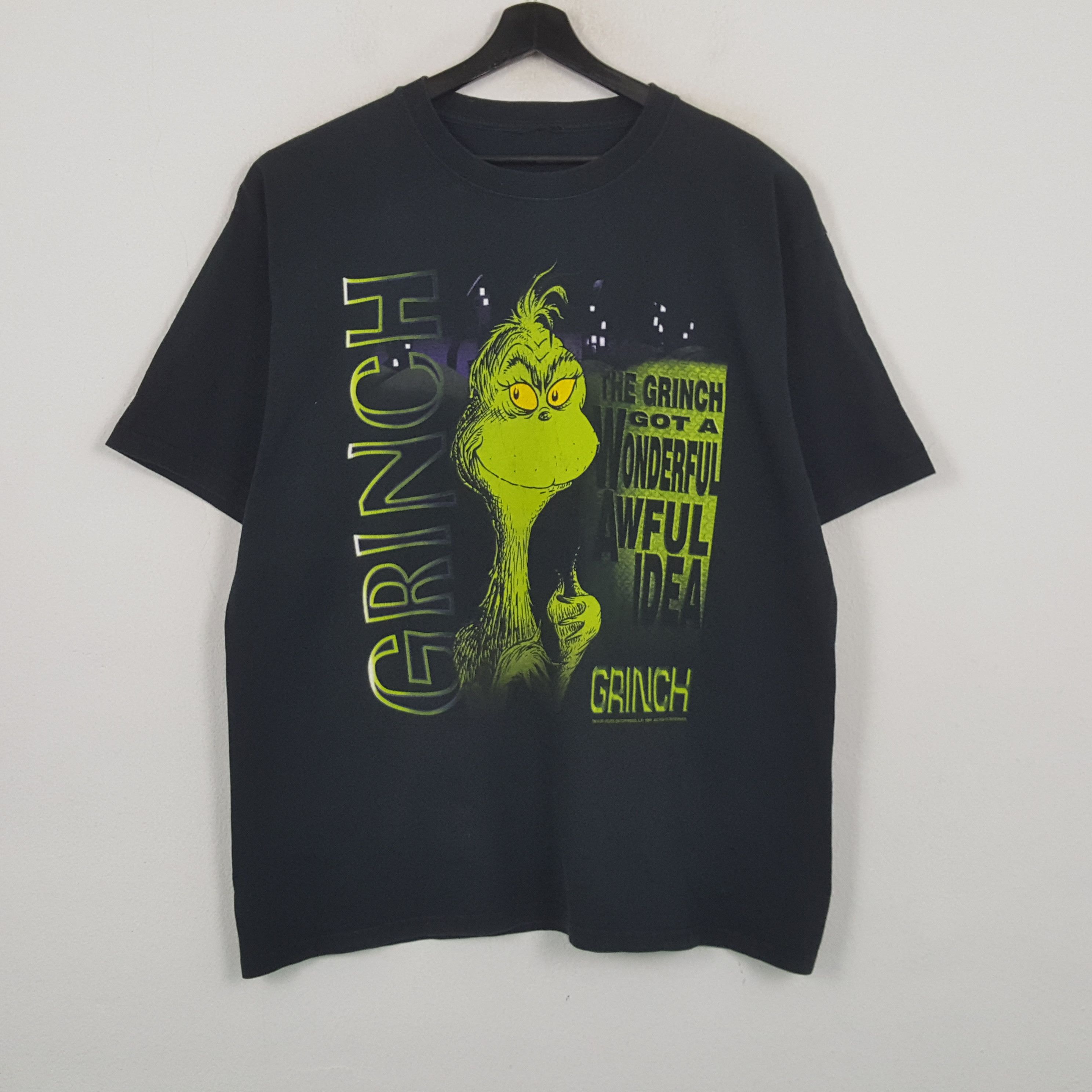 Vintage Grinch Cartoon Tshirt RR15 Size US XL / EU 56 / 4 - 1 Thumbnail