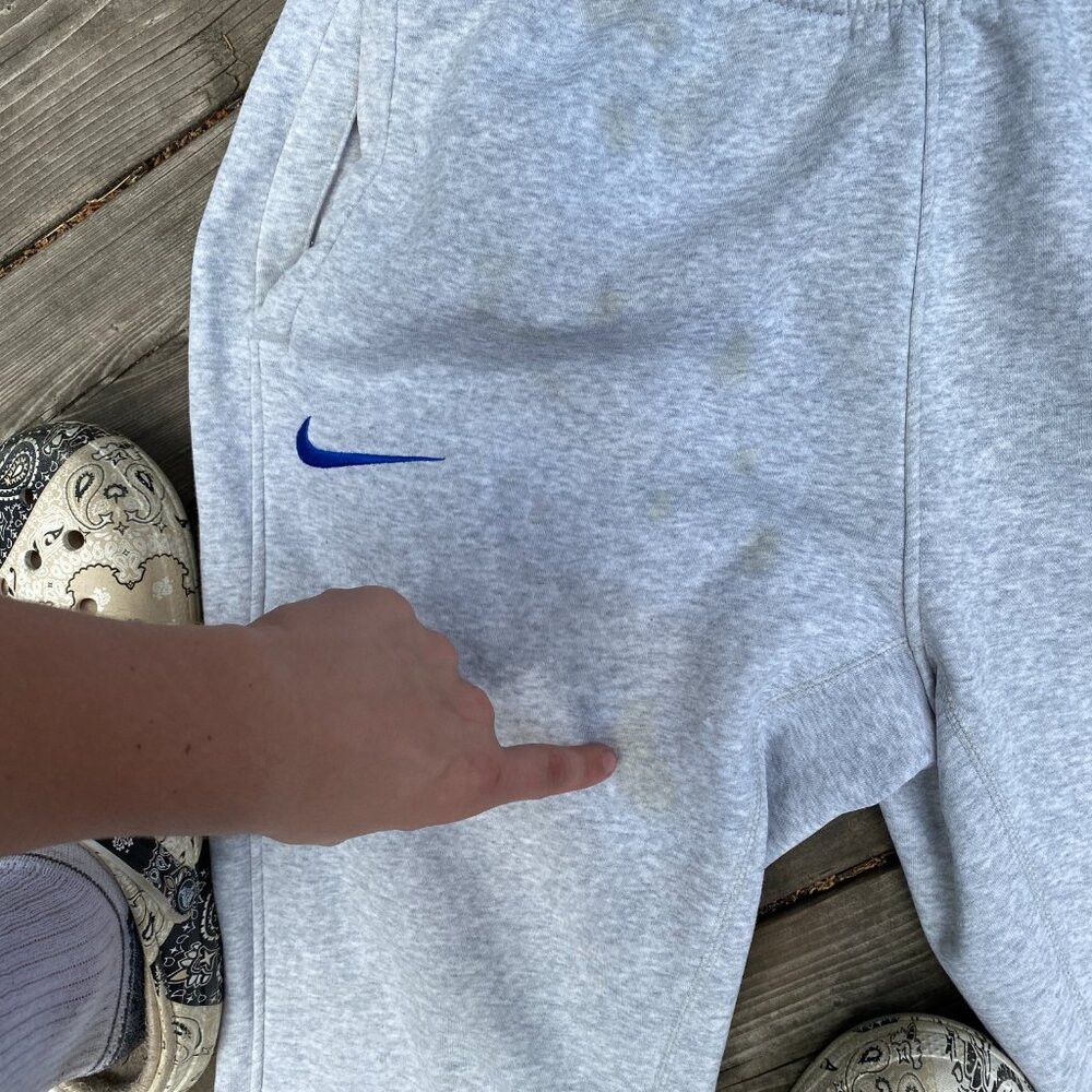 Nike Nike Team 31 Court Side Fleece Sweatpants Joggers Large Gra Size US 34 / EU 50 - 5 Thumbnail