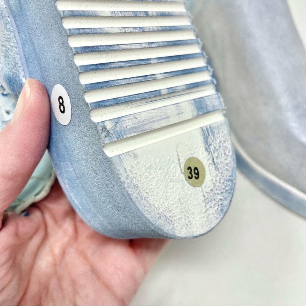 Other NEW Papucei Holdin’ On Ice Blue Leather Sling Back Size 39 Size US 9 / IT 39 - 10 Thumbnail