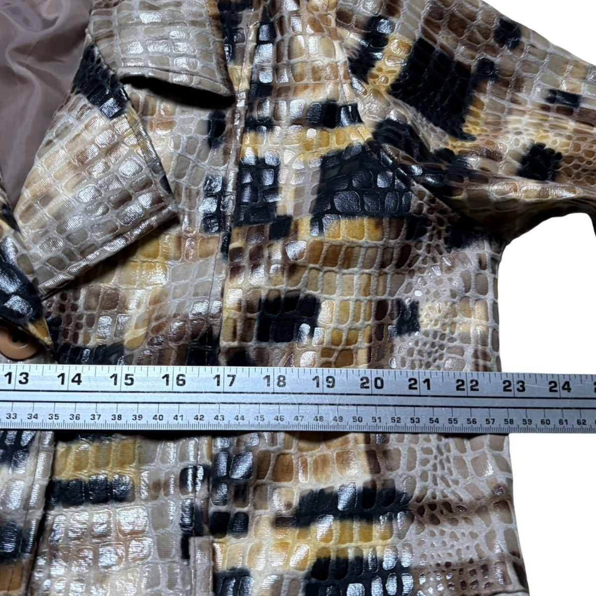 Other Selene Sport Faux Snakeskin Scale Long Sport Jacket Coat XL Size XL / US 12-14 / IT 48-50 - 4 Thumbnail