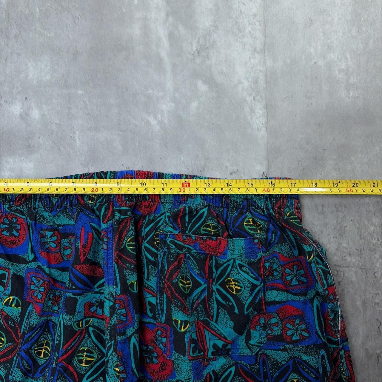 Vintage Key Elements Surf Grunge Aztec Baggy Board Shorts, Men's (Size 36) — image 6 of 6