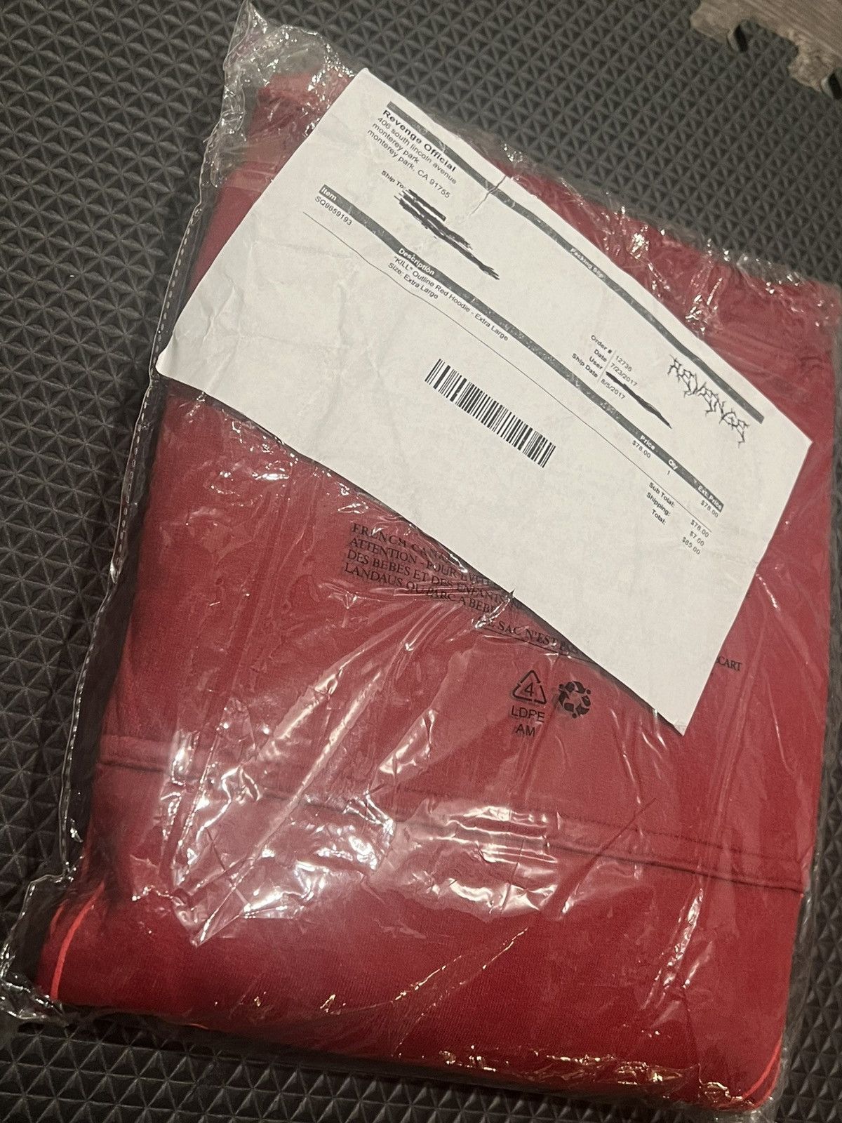 Revenge (DS) (XL) Revenge XXXTENTACION Kill Hoodie Size US XL / EU 56 / 4 - 6 Thumbnail