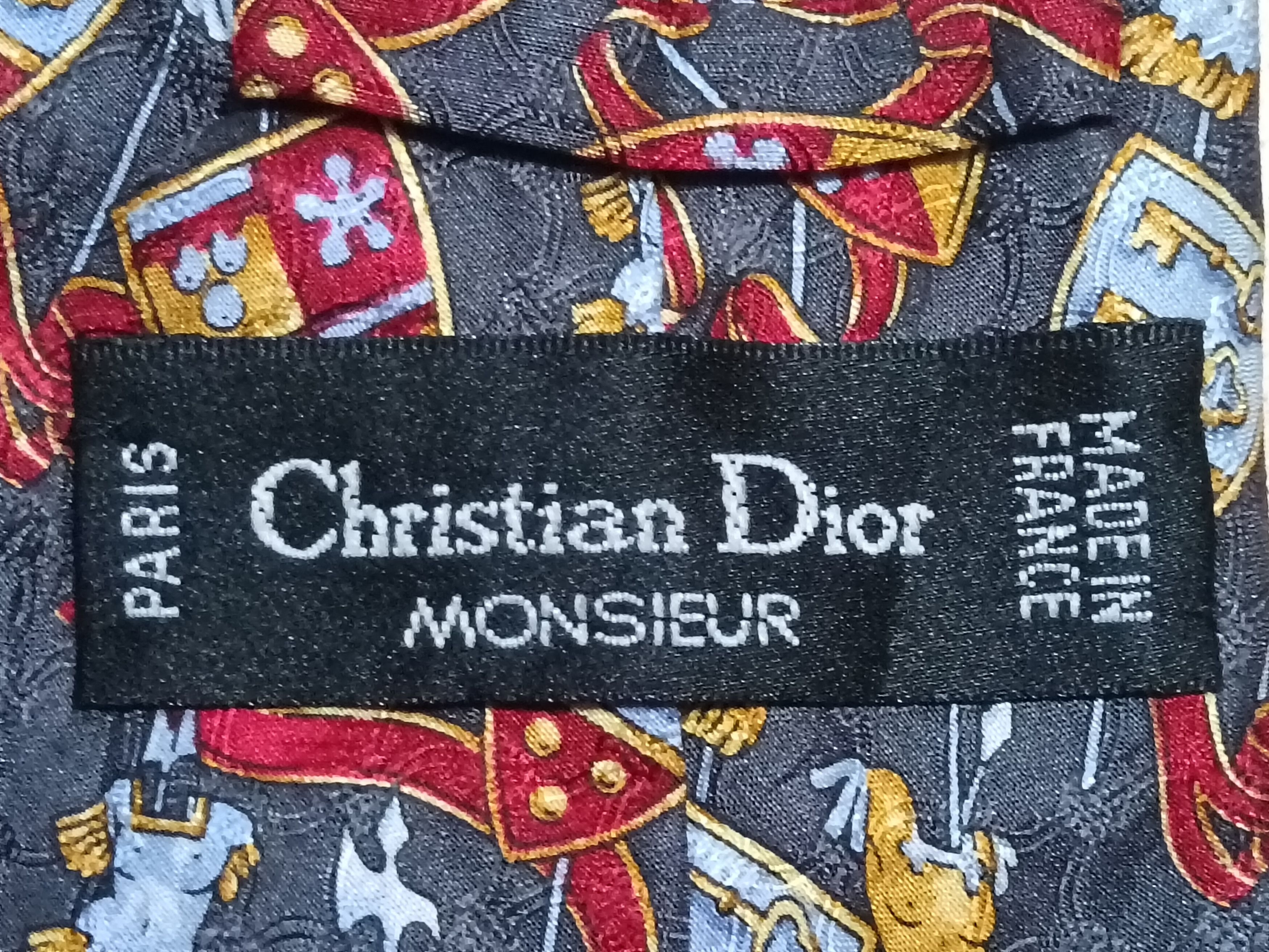 Christian Dior Monsieur CHRISTIAN DIOR MONSIEUR SILK NECKTIE Size ONE SIZE - 3 Thumbnail