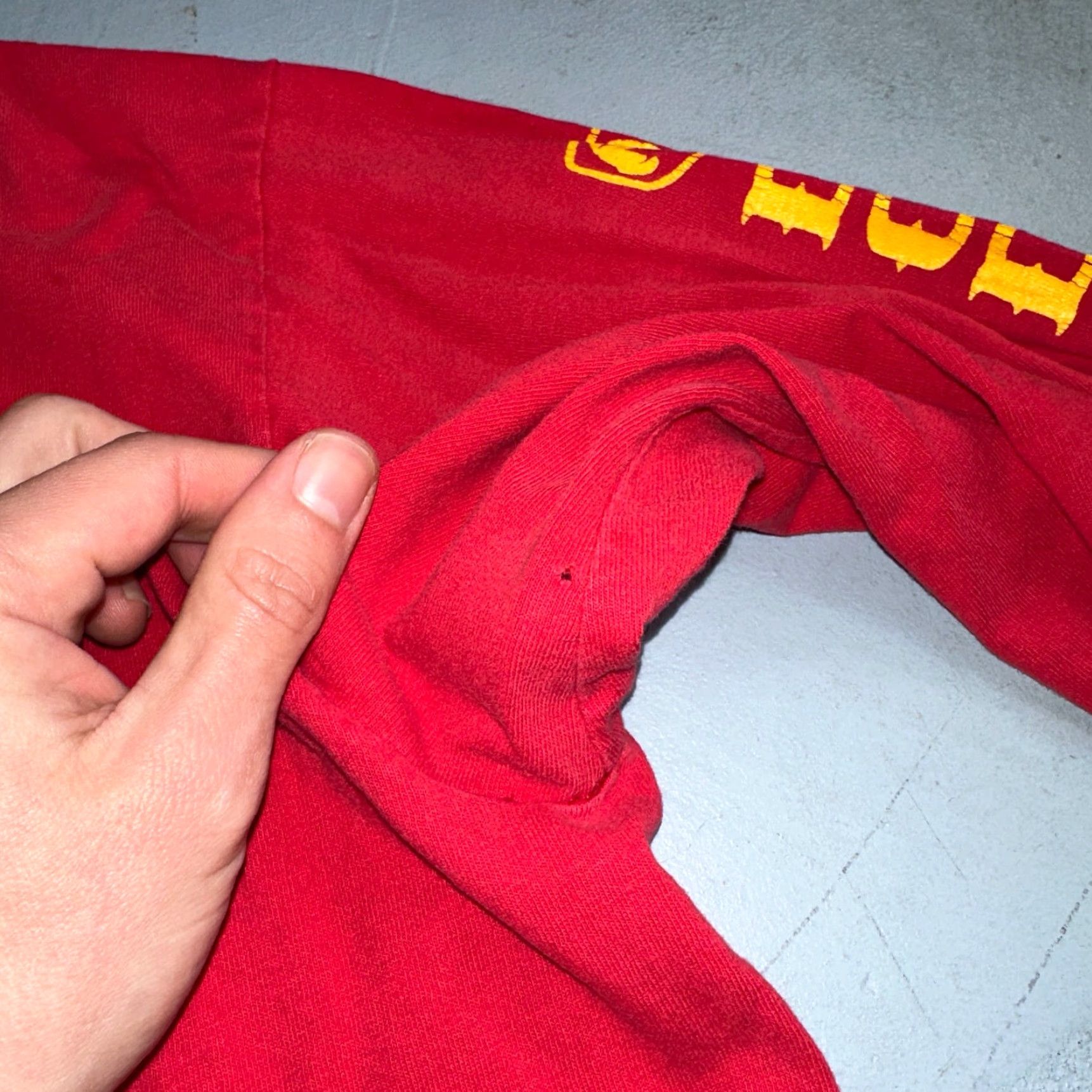 Anvil VINTAGE Anvil T-Shirt USA Red Long Sleeve Crew Neck Car Graphic 90s Size US M / EU 48-50 / 2 - 7 Thumbnail