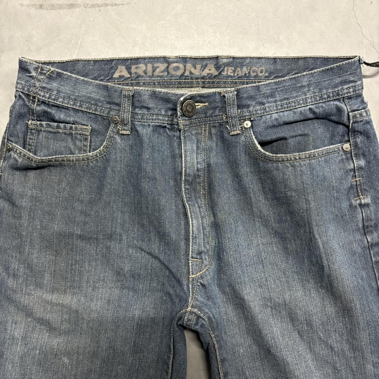 Vintage Crazy Vintage Y2K/2000s Baggy Straight Leg Dark Wash Denim Jeans! Size US 34 / EU 50 - 4 Thumbnail