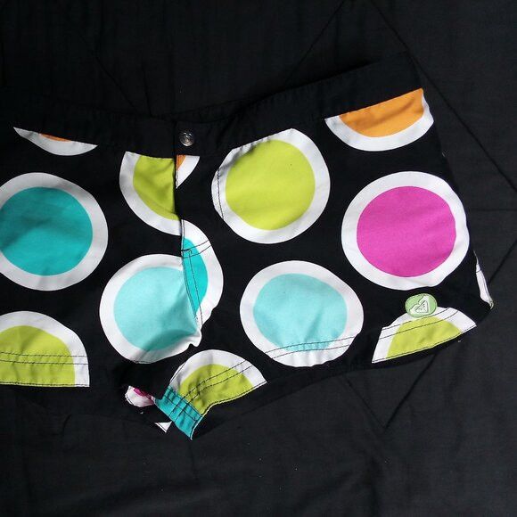Other Vintage Y2K Roxy Dots Reversible Swim Shorts Size 30" / US 8 / IT 44 - 8 Thumbnail